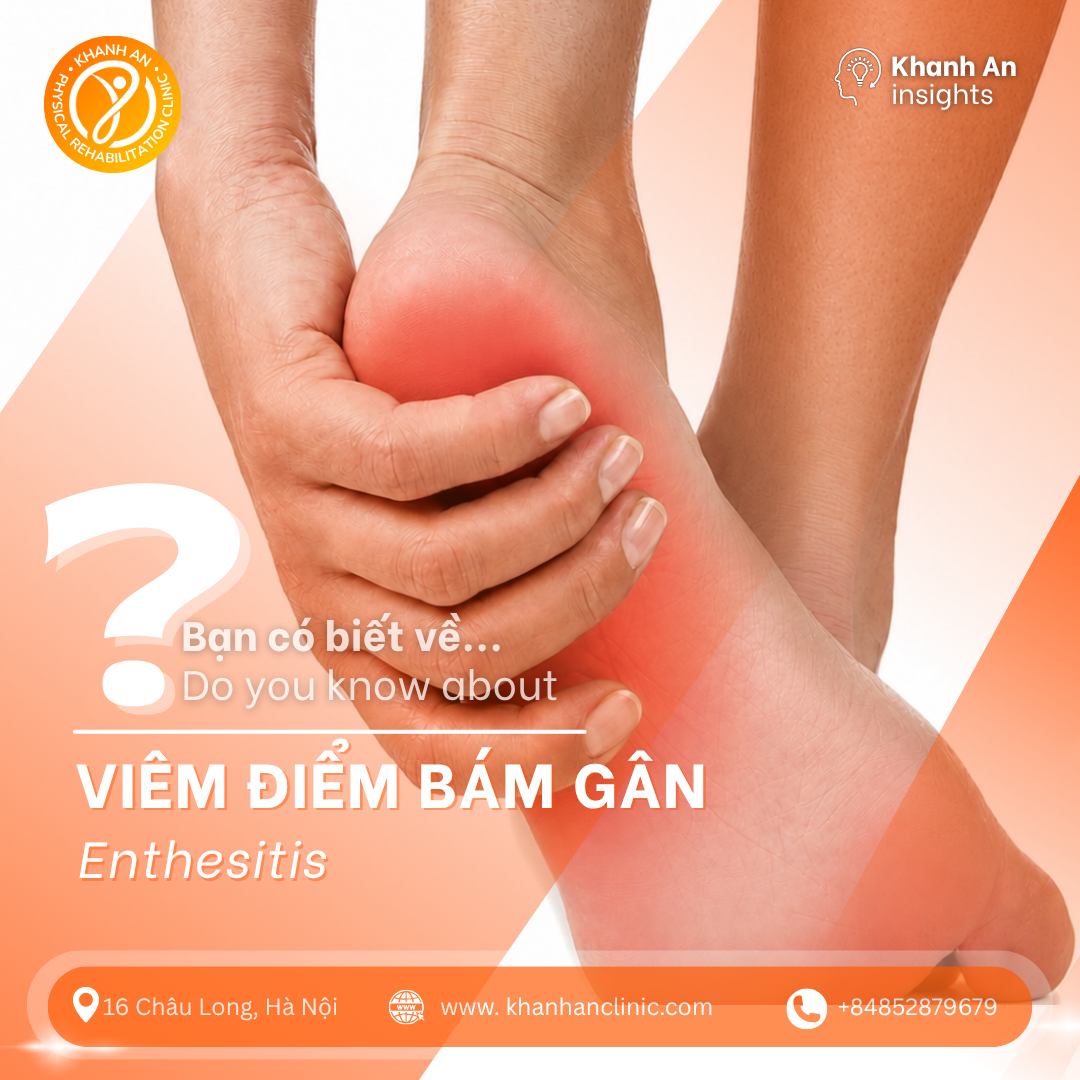 Bạn có biết về bệnh lý: Viêm điểm bám gân?