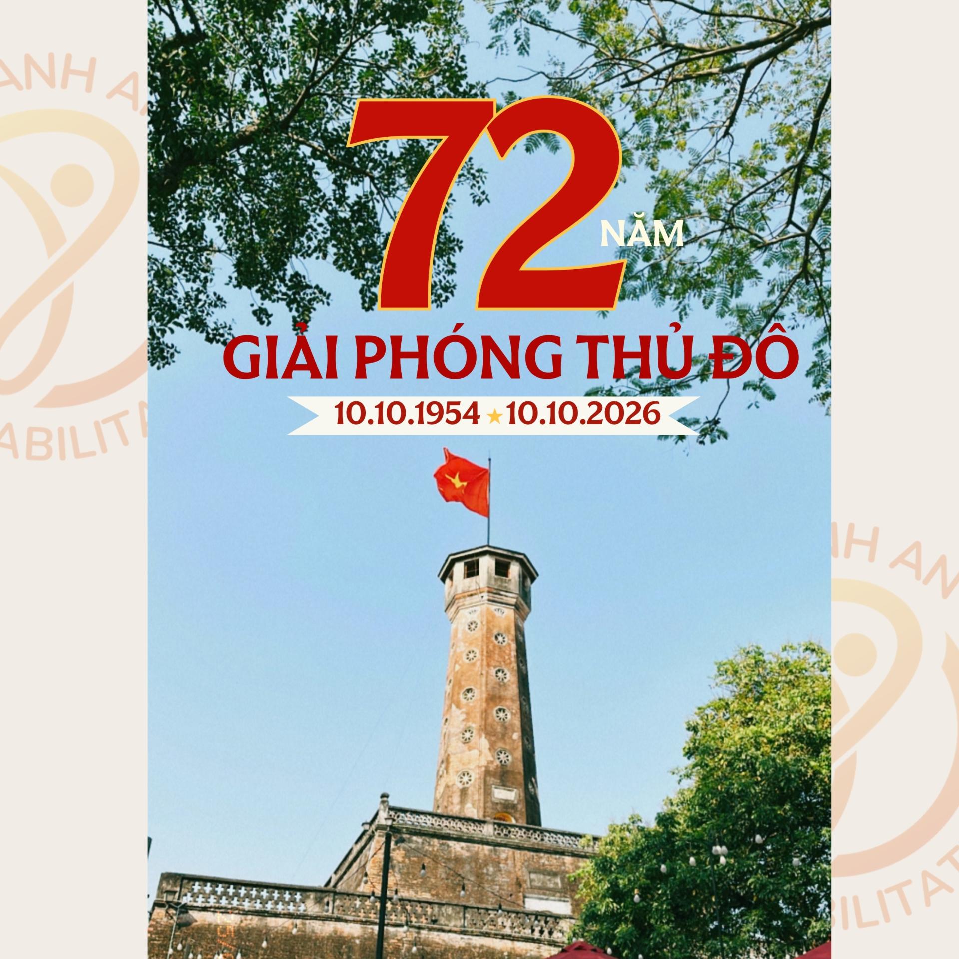 Chúc mừng ngày giải phóng Thủ đô