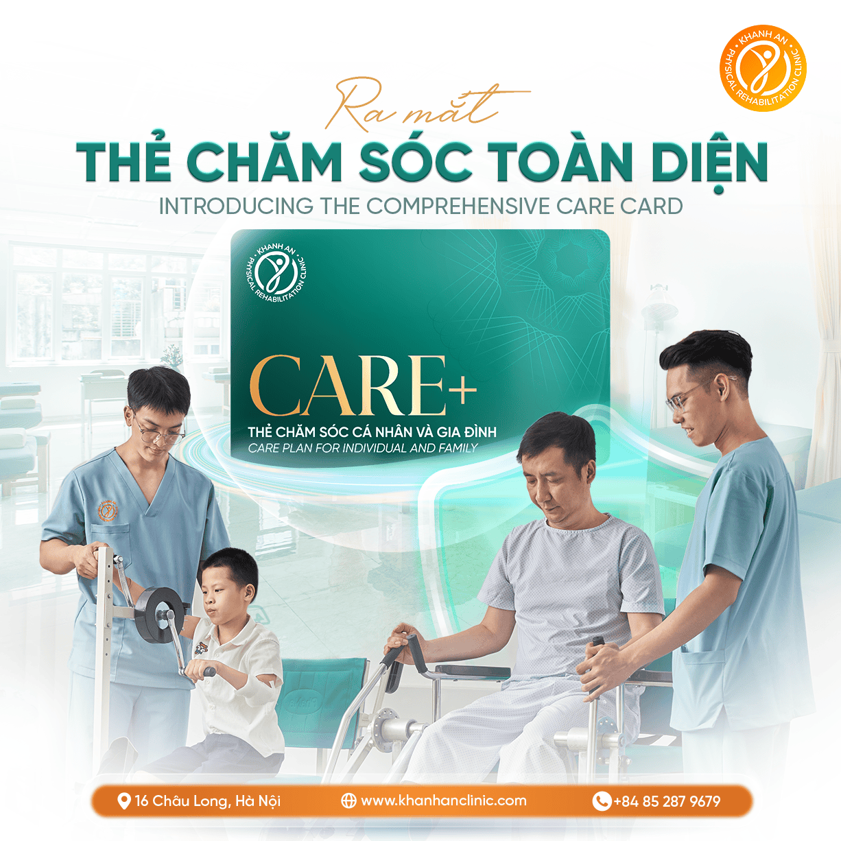 Ra mắt Thẻ CARE+ - Phục hồi Chức năng Nâng cao